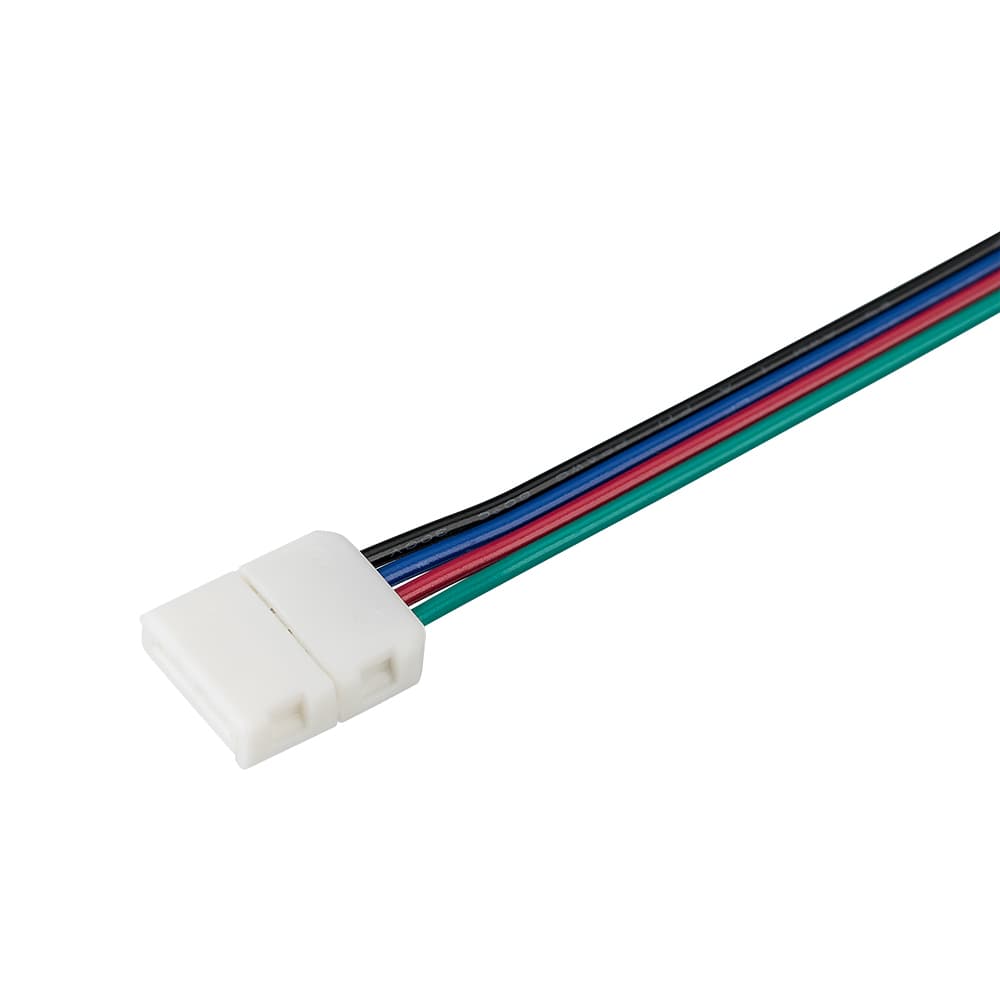 Коннектор выводной FIX-RGB-10мм-150мм-X2 (4-pin) (ARL)