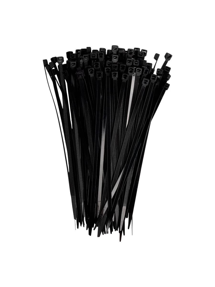 Кабельные стяжки (хомуты) под винт PCT-S 4,3x200-100BL PA6.6 Jazzway (100 шт/уп)