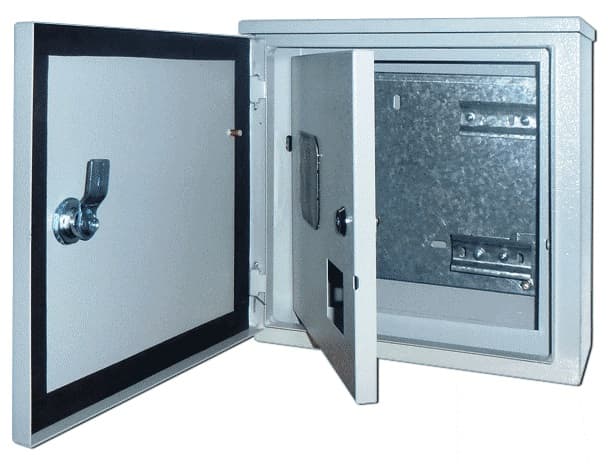 Корпус учетный навесной ЩРУН-1/7 300х310х150 IP54 1-фазн. 7мод. метал