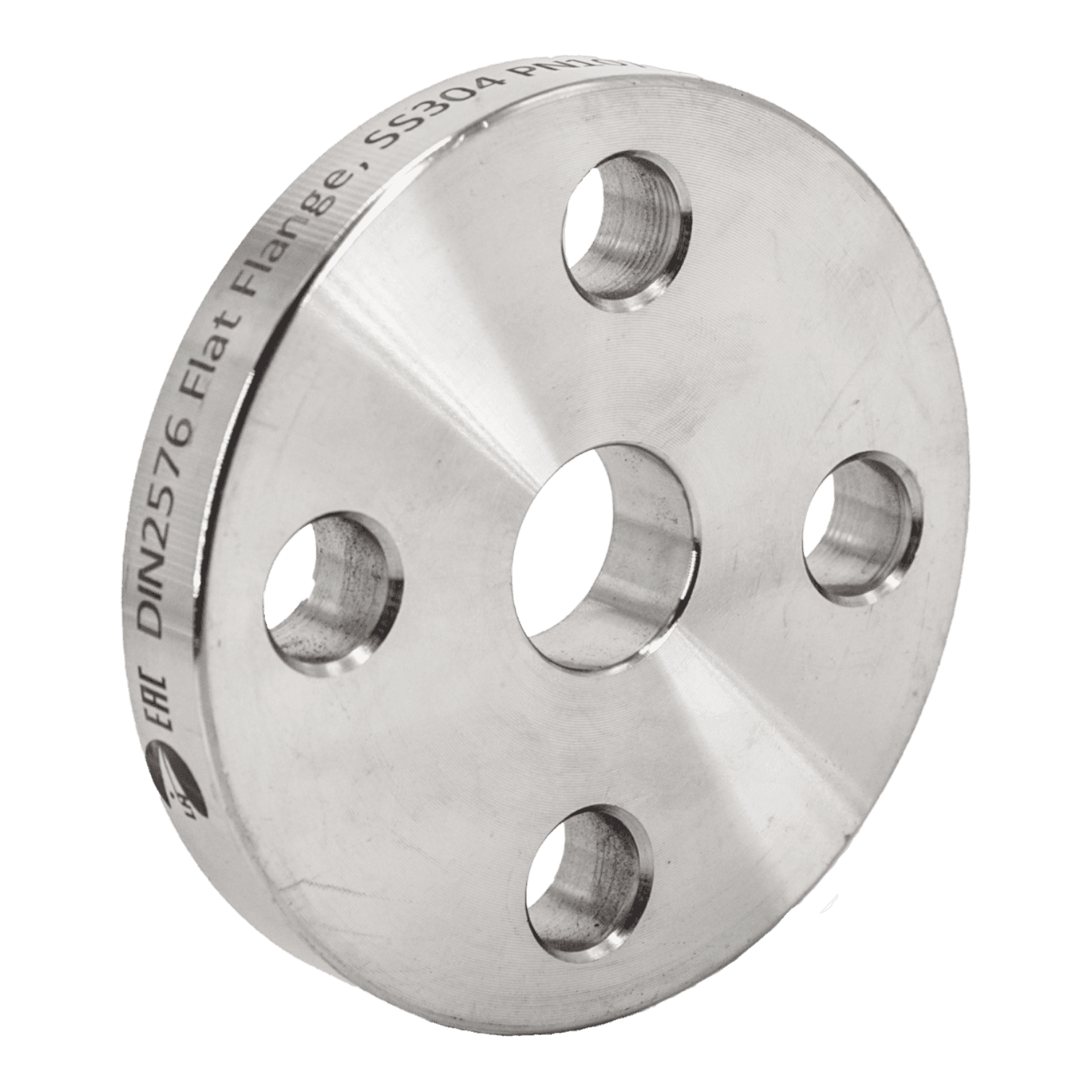 Фланец плоский DIN2576 нержавеющий, AISI304 DN15 (1/2') (21,3мм), РN10/16