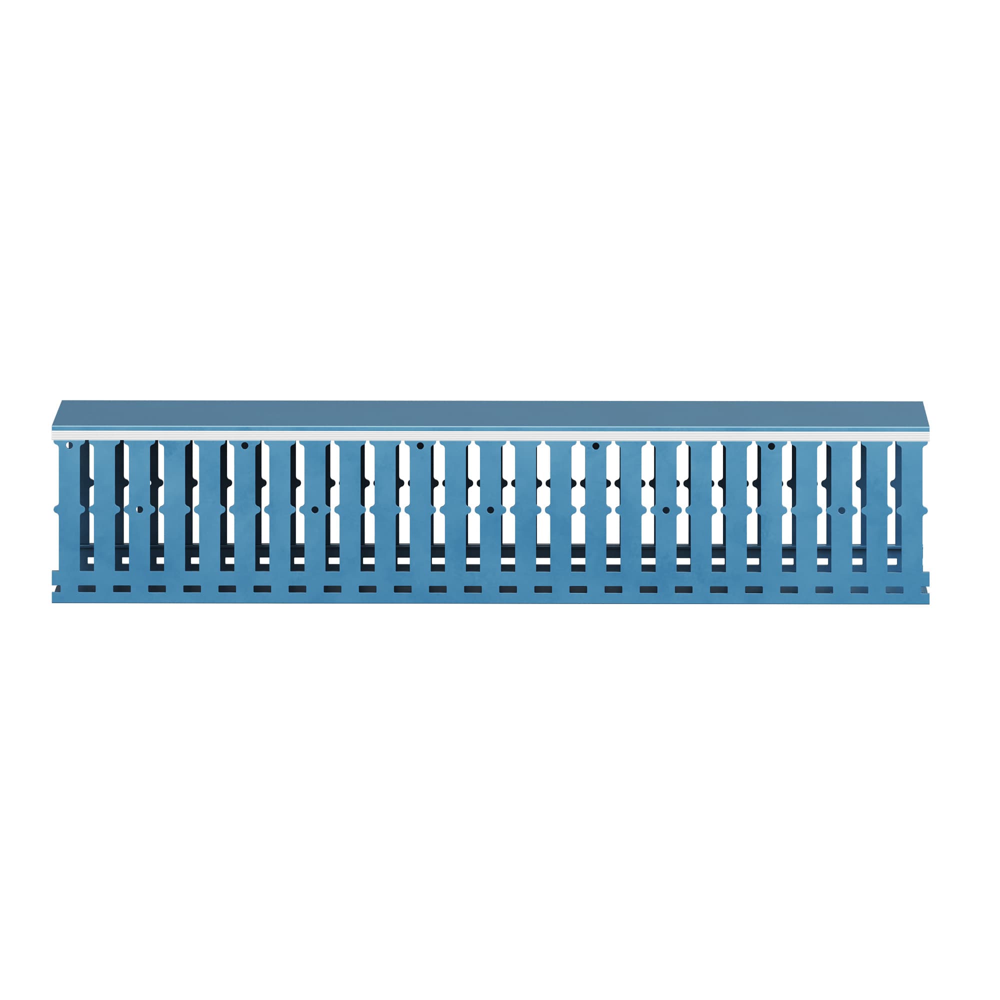 Короб перфорированный 100х100 синий RL12