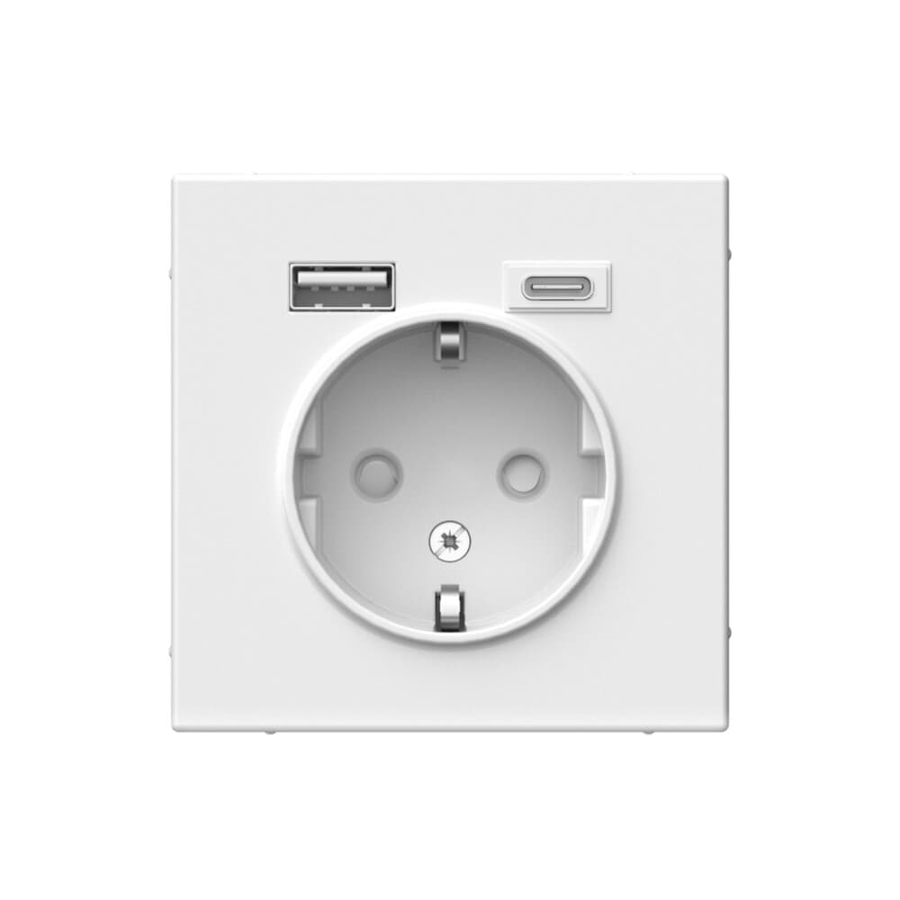 ARTGALLERY розетка 16А с 2 USB A+C, 5В/2,4А/3,0А, 2х5В/1,5А, механизм, лотос