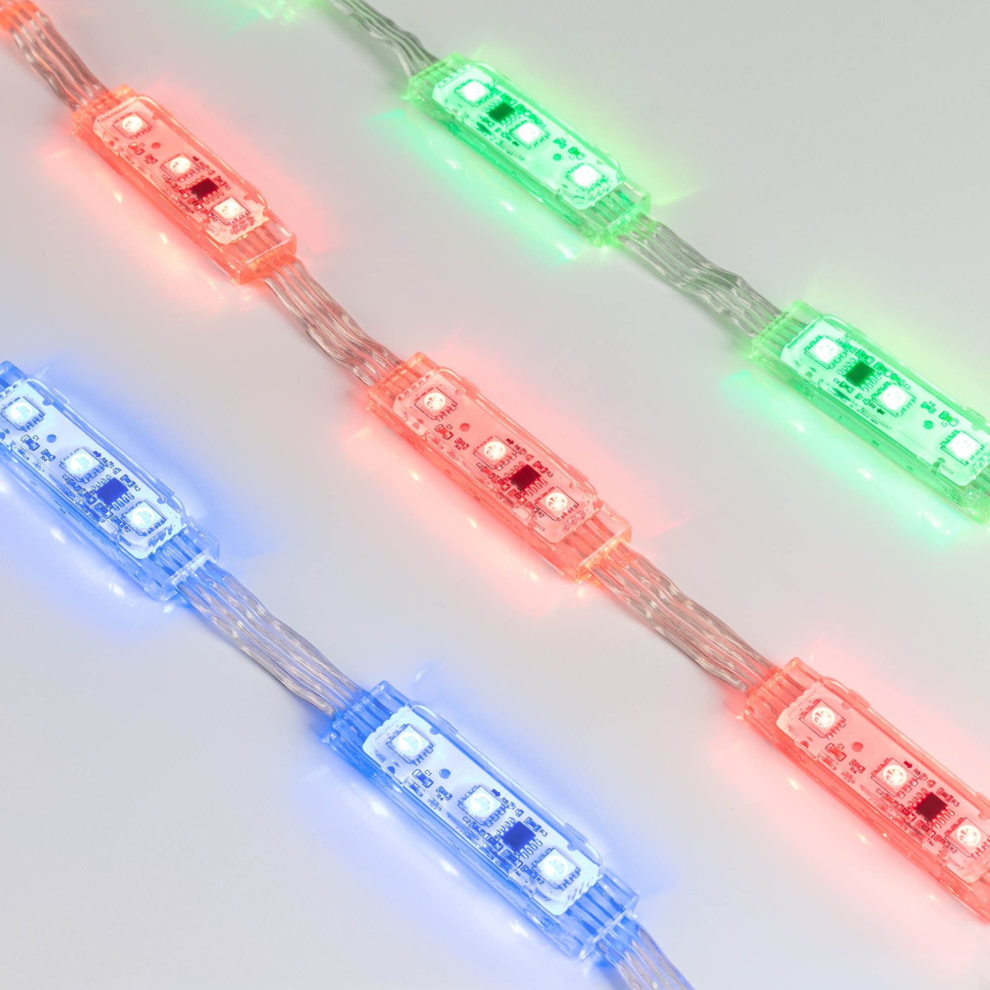 Модуль управляемый DMX-B3 12V RGB (0.72W, IP68, 140 deg) (Пластик, 3 года)