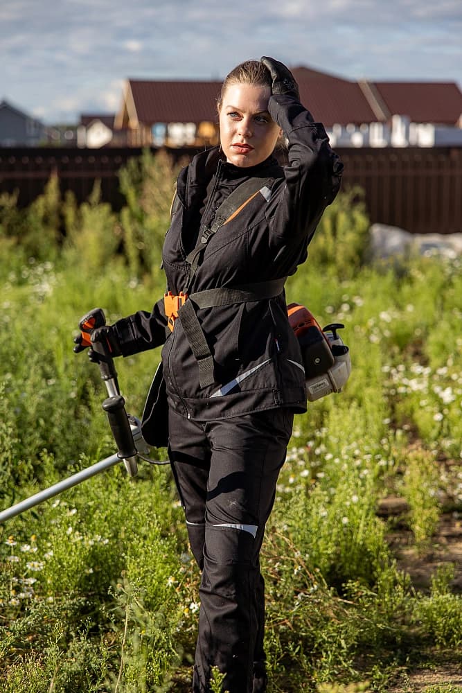 Брюки женские рабочие Brodeks KS328, черный (48)