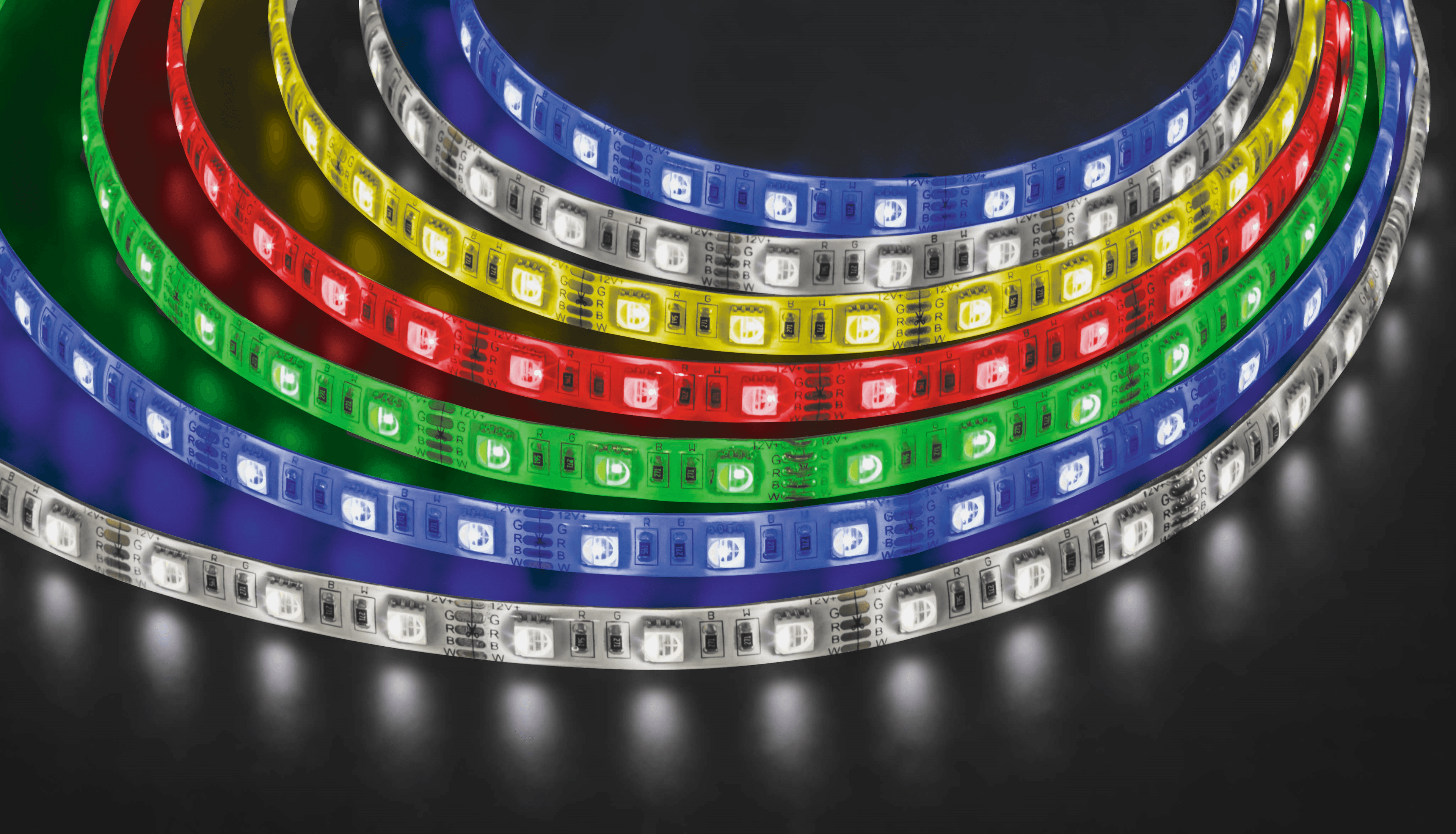 Лента светодиодная 10Вт/м 12В RGB IP65 60LED/м NLS-5050 5м