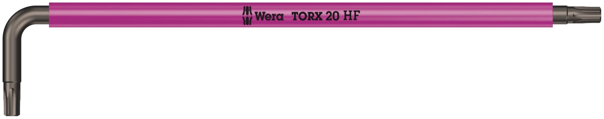 Ключ Г-образный 967 SXL HF TORX Multicolour с функцией фиксации крепежа удлиненный TX 20X137 мм