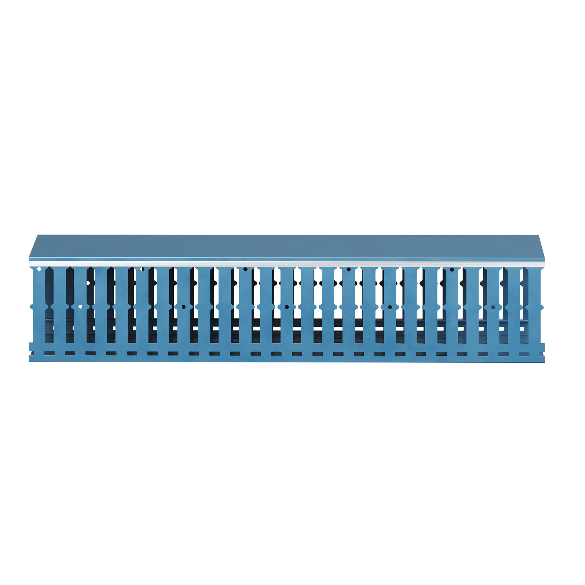 Короб перфорированный синий RL12 150х10
