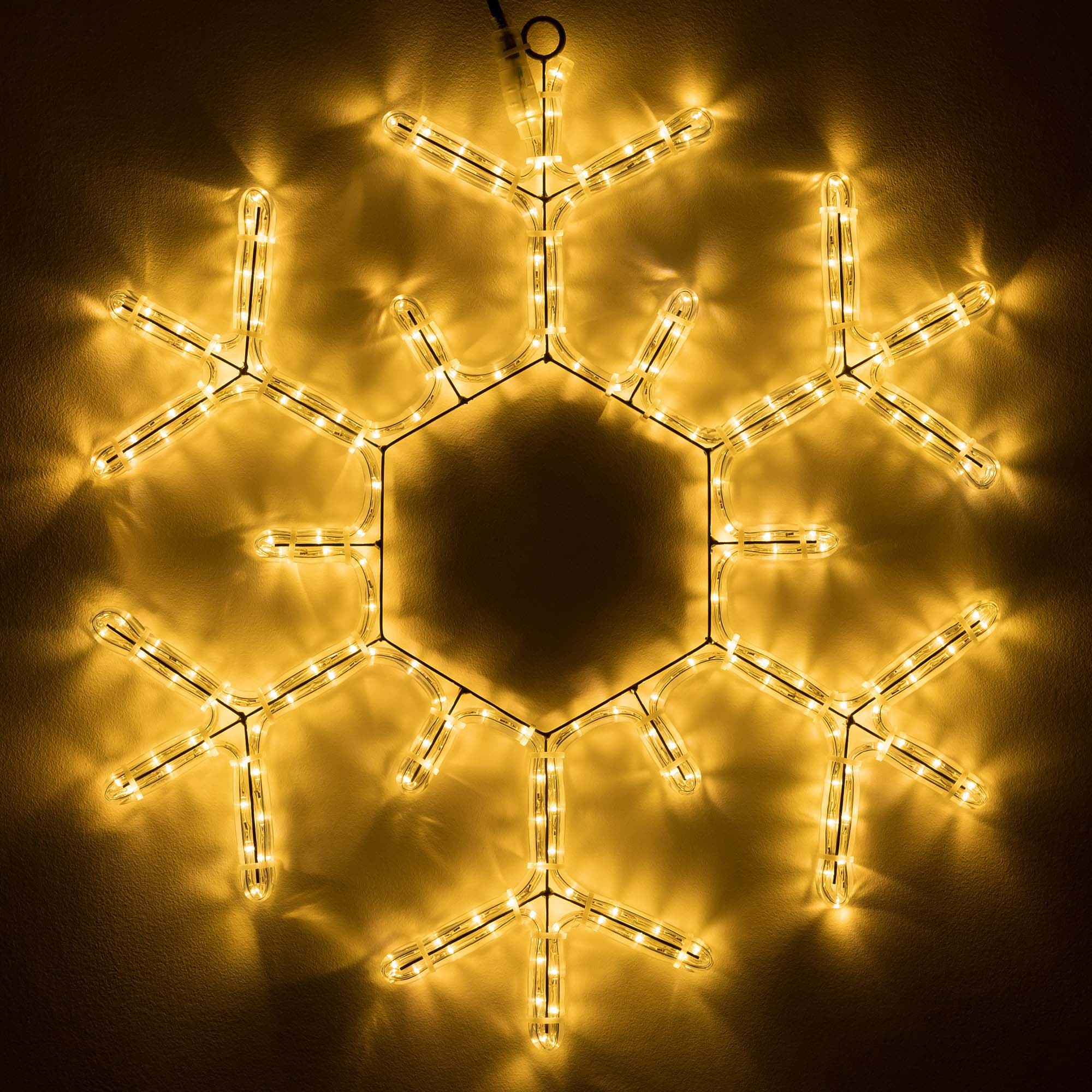 Фигура ARD-SNOWFLAKE-M5-600х600х60LED Warm 230V, 20W Ardecoled, IP65