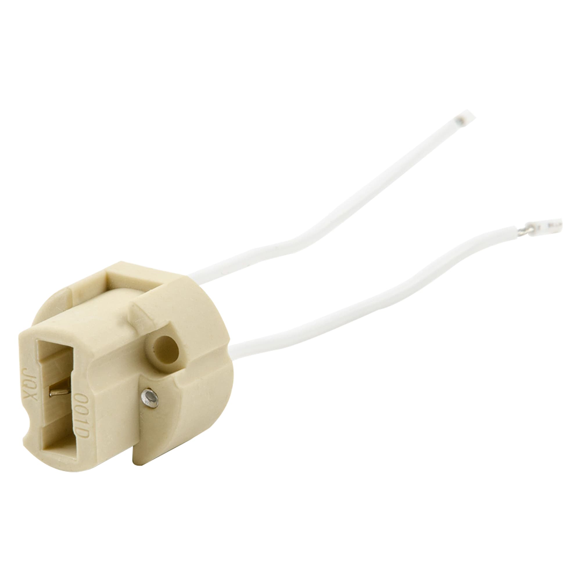 Патрон керамический ULH-G9-Ceramic-10cm Цоколь G9. белый