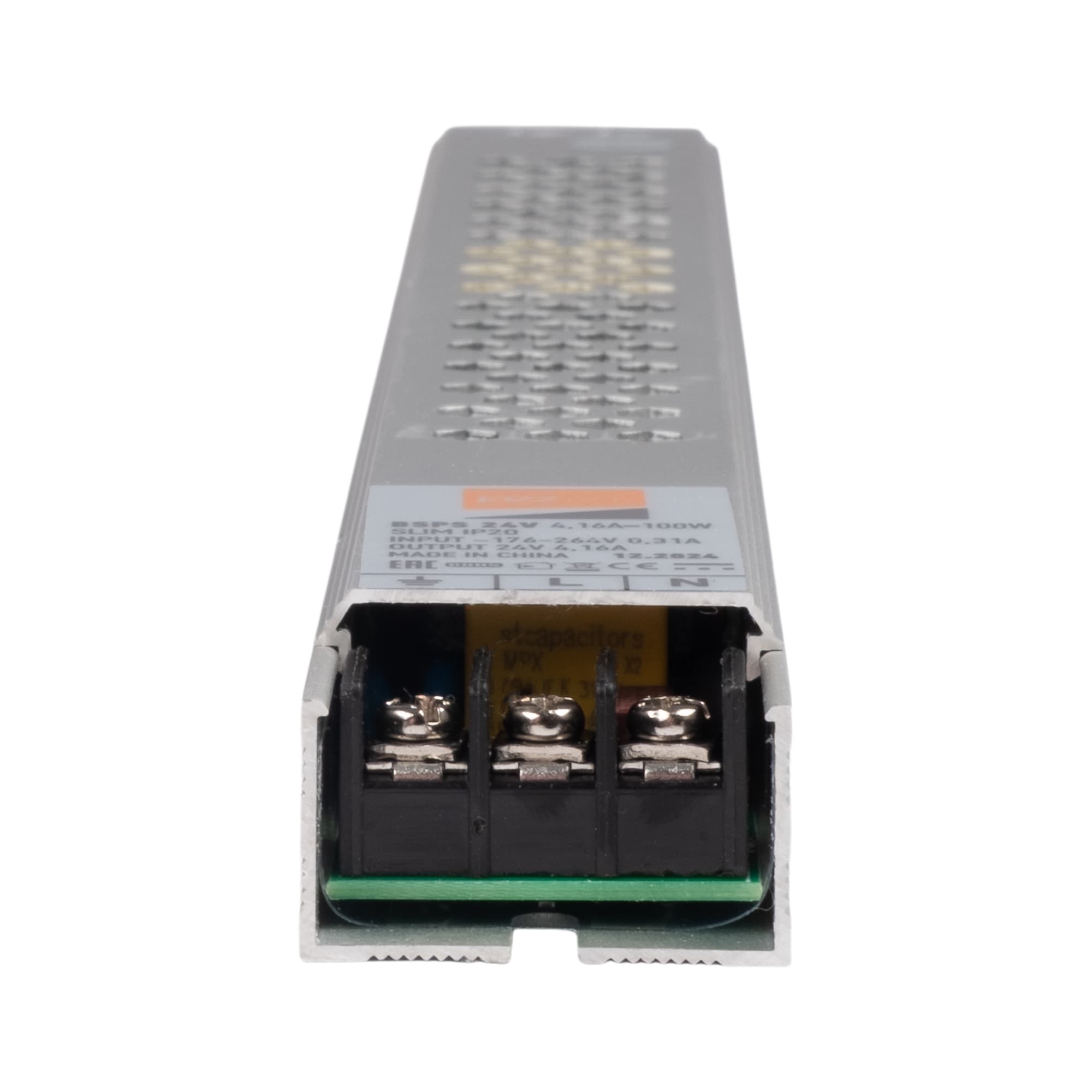 Драйвер светодиодный LED 24V SLIM 4,16A=100W IP20 3г.гар