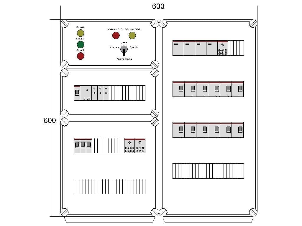 Щит управления электрообогревом HS 12x1700 D330 (в комплекте с терморегулятором и датчиком температуры)