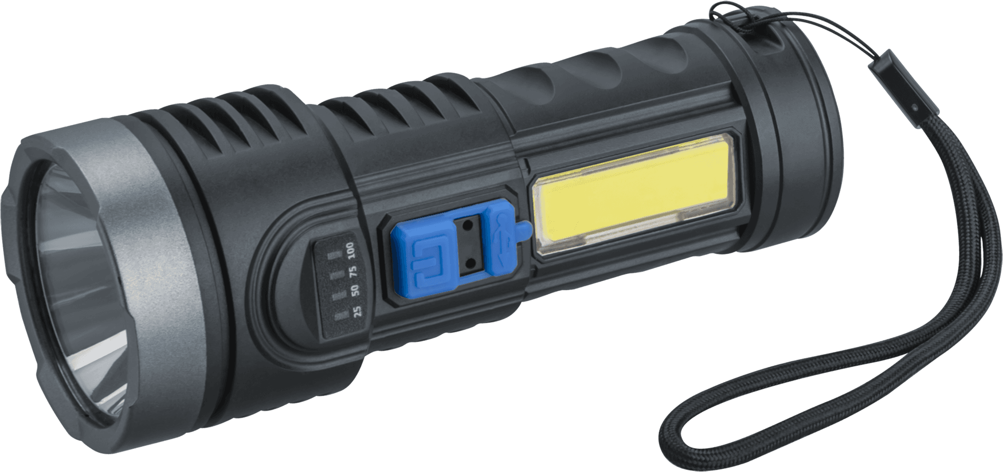 Фонарь светодиодный NPT-CP28-ACCU для работы 1 LED, 1В + 1 СОВ, 3Вт