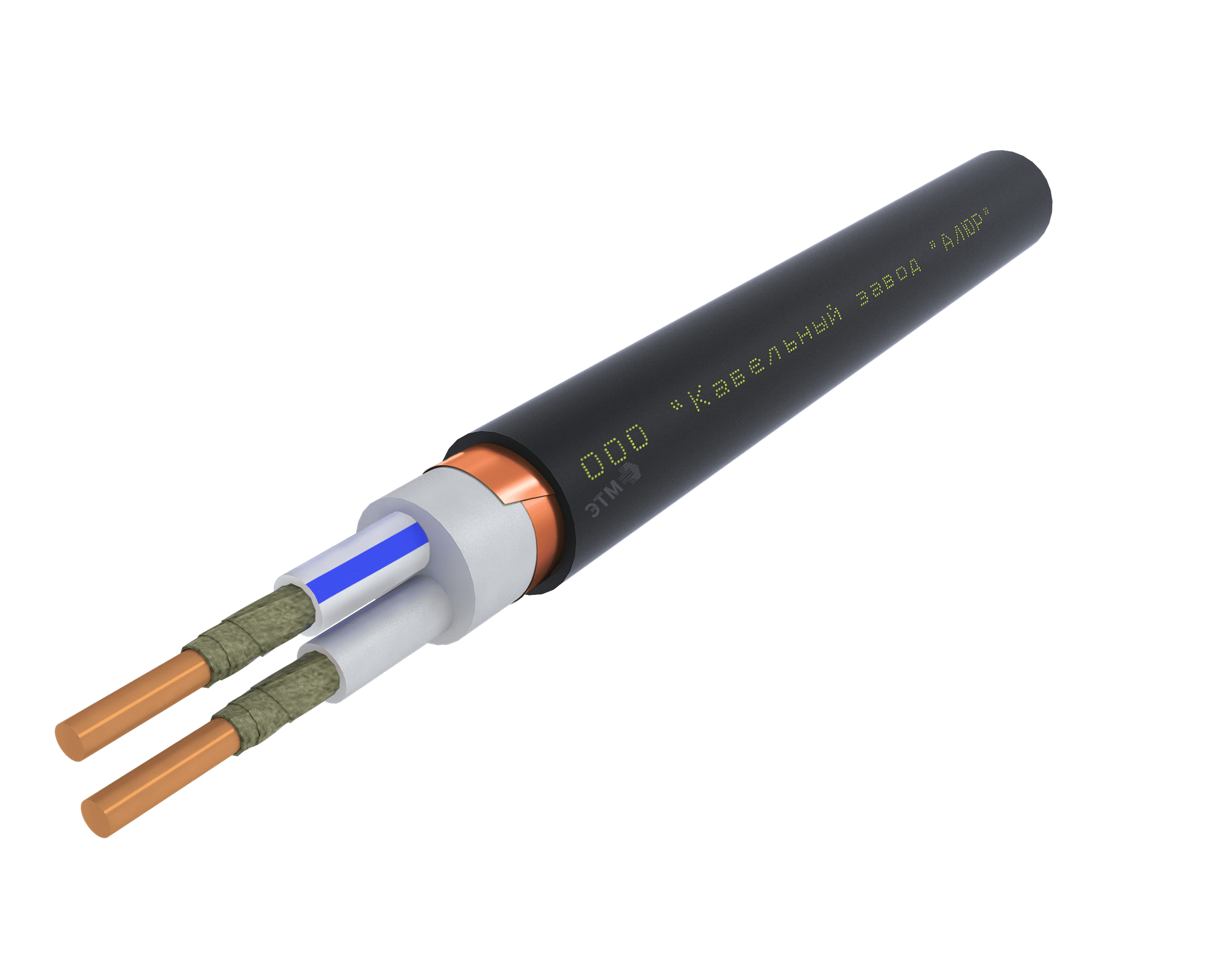 Кабель силовой ВВГЭнг(А)-FRLS 2х2.5 ок(N)-1 Ч. бар