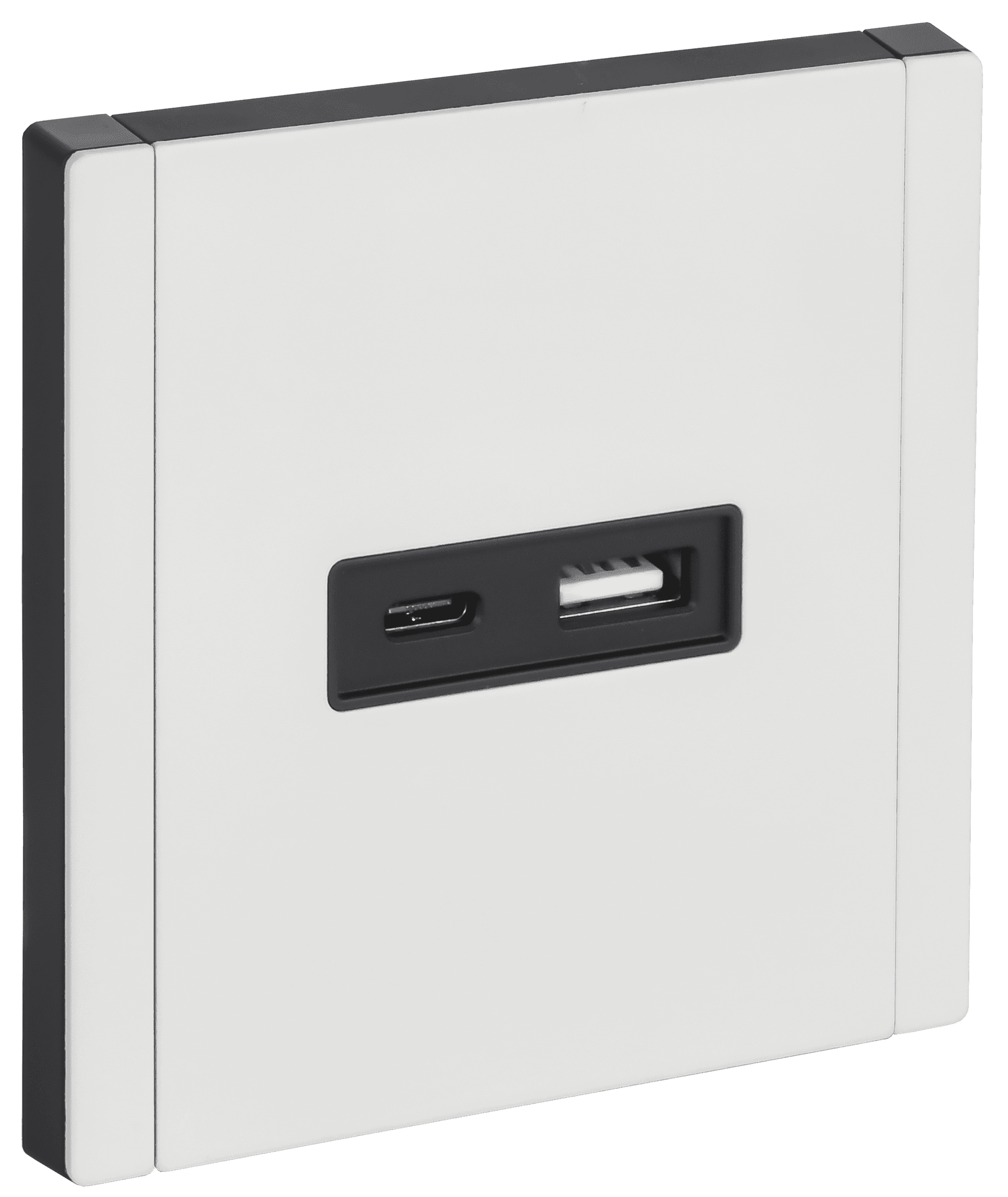 FORTE&PIANO Розетка USB A+C 3,1А FP250M металл белый IEK