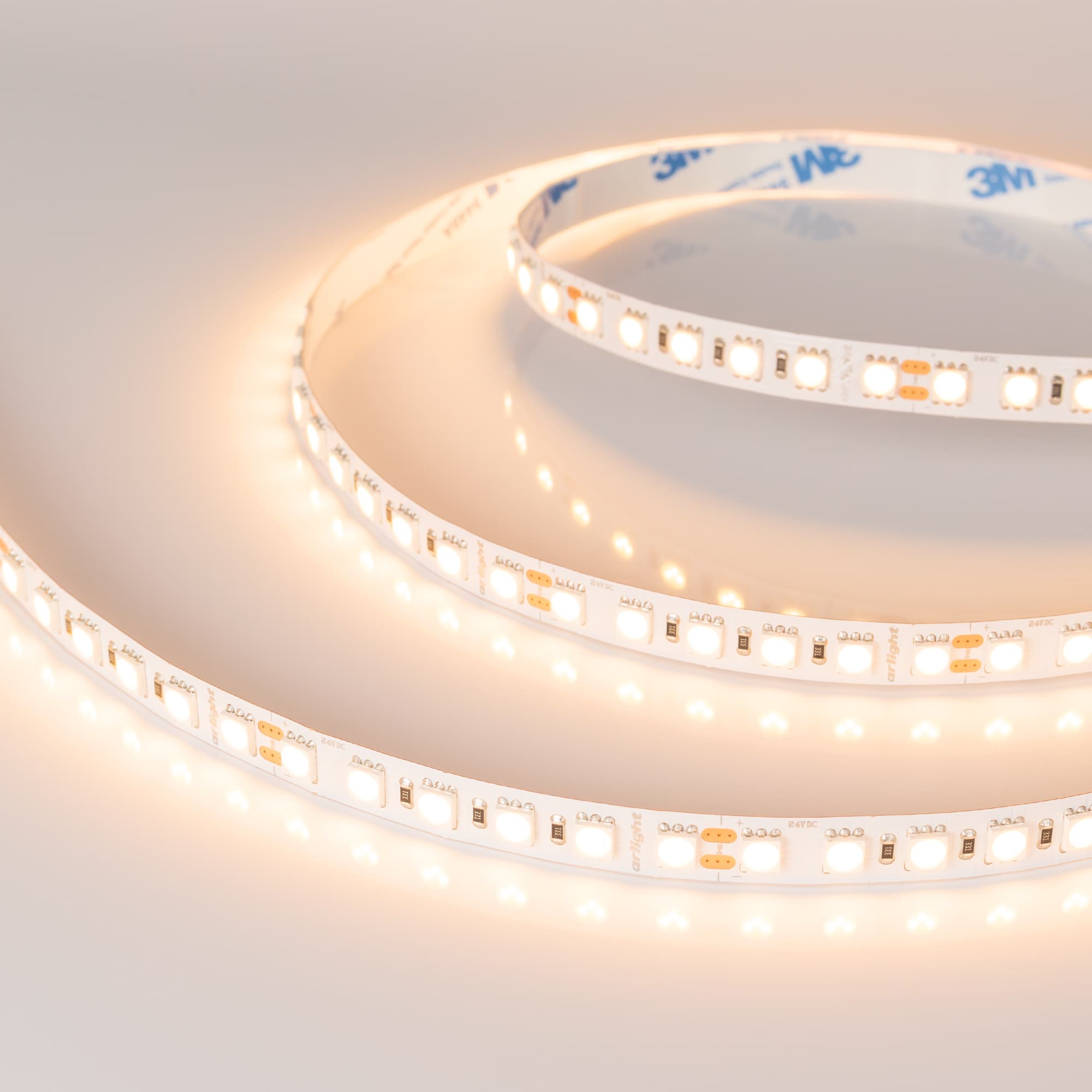 Лента светодиодная 23 Вт/м 24В IP20 2700K 96LED/м RT-B96-10mm SMD 5060 5 м