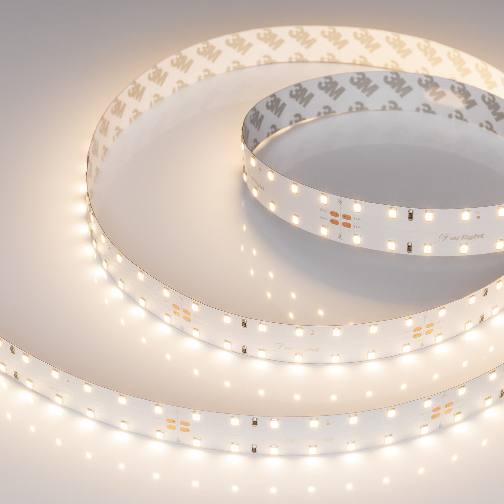 Лента светодиодная 22 Вт/м 24В IP20 3500K 140LED/м RT-A140-20mm SMD 2835 4.7 м