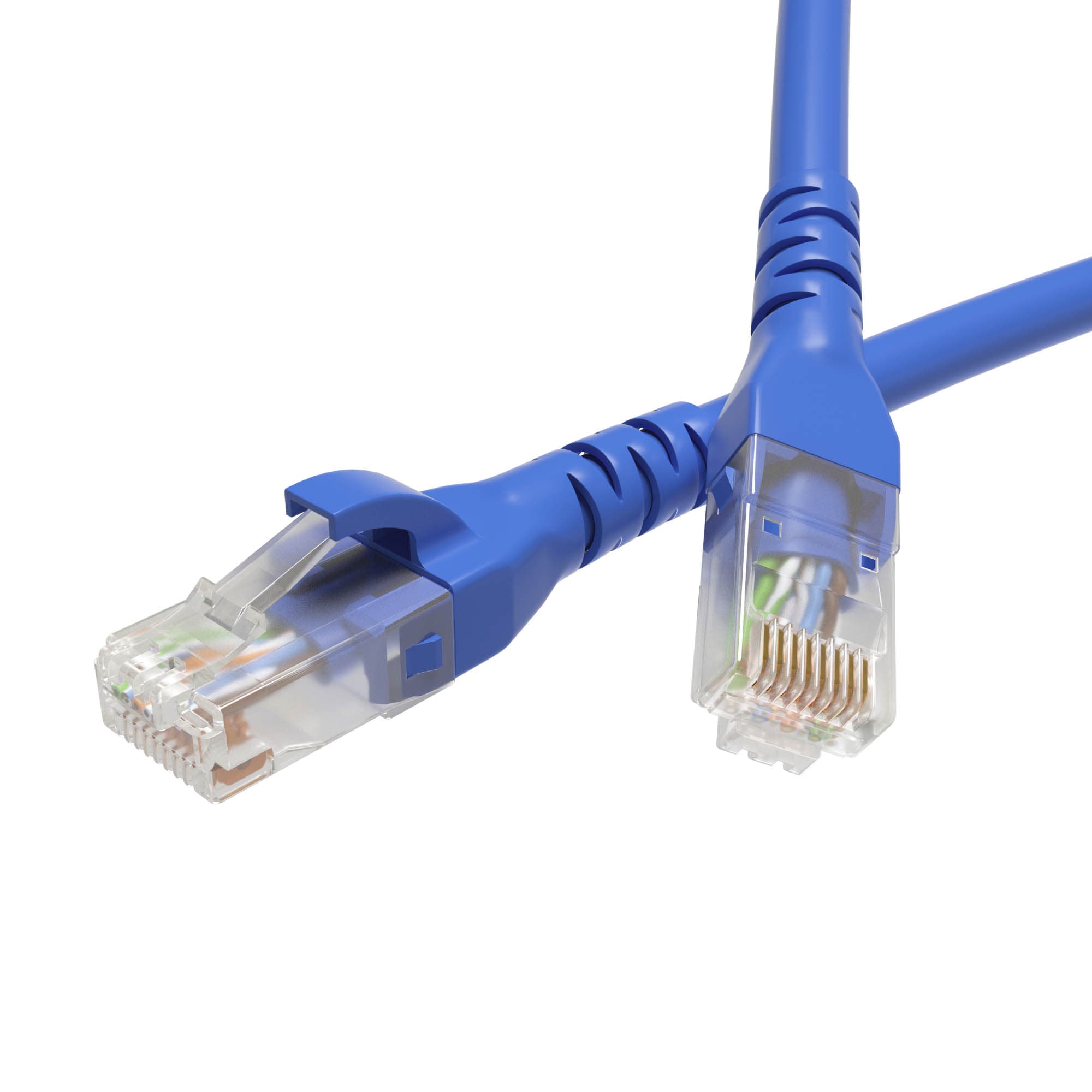 Патч-корд неэкранированный CAT6 U/UTP 4х2 LSZH синий 1.5м