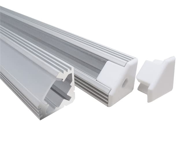 Профиль к LED ленте PAL 1919 угловой анодированный (2м)