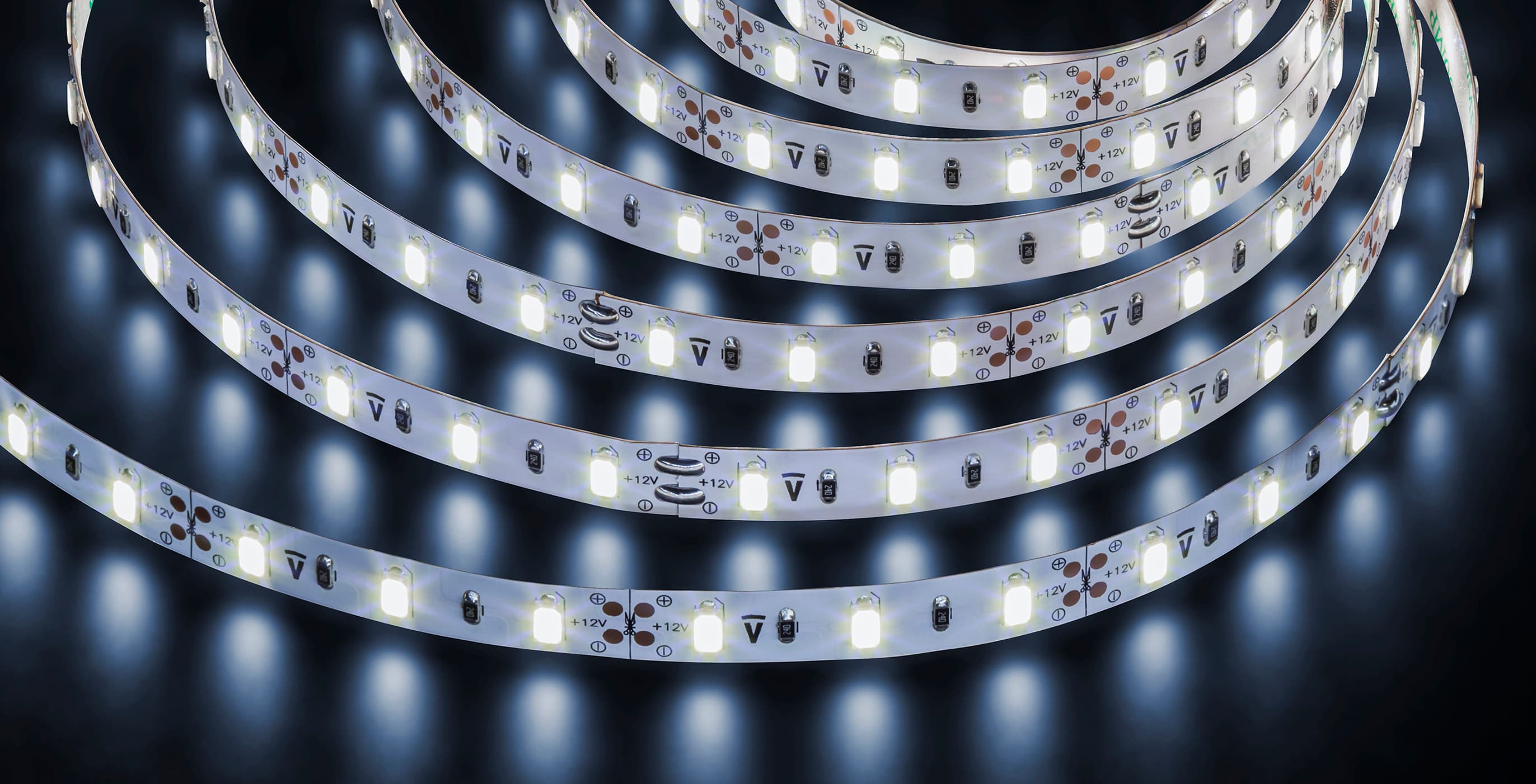 Лента светодиодная 30Вт/м 12В 6500К IP20 60LED/м NLS-5730 5м