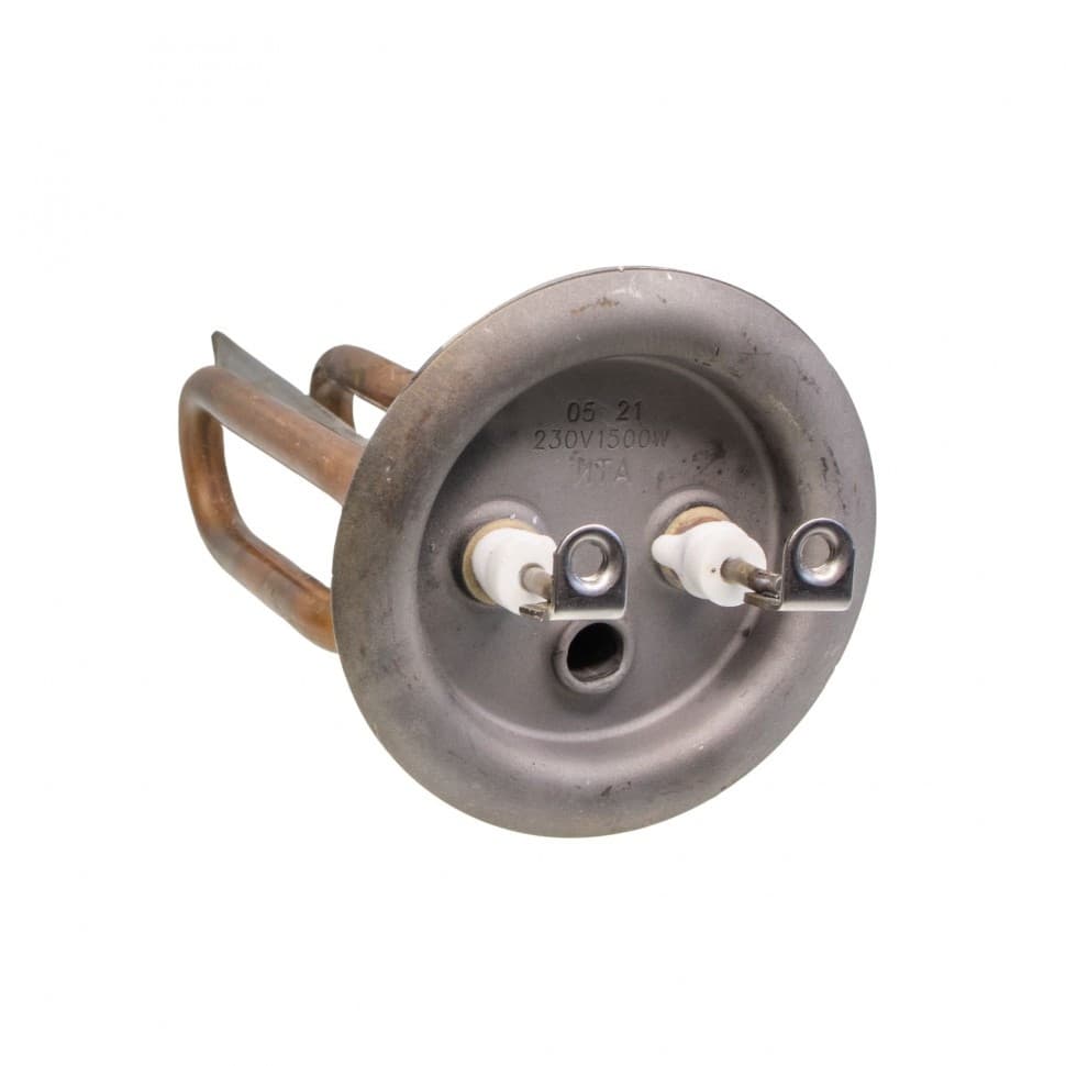 ТЭН RF 1500Вт, медь, D64мм, M6, клеммы под винт, L193мм, 230В