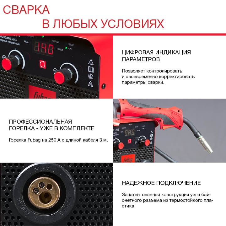 Полуавтомат сварочный IRMIG 180 SYN (с горелкой 250А в комплекте)