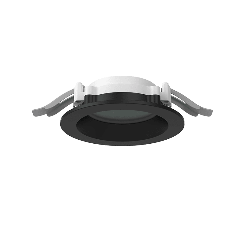 Светильник светодиодный DL-01 Pro 100 мм 8 Вт 4000 К CRI90 120х49 мм IP65/40 RAL9005 черный муар с защитным силикатным стеклом DALI