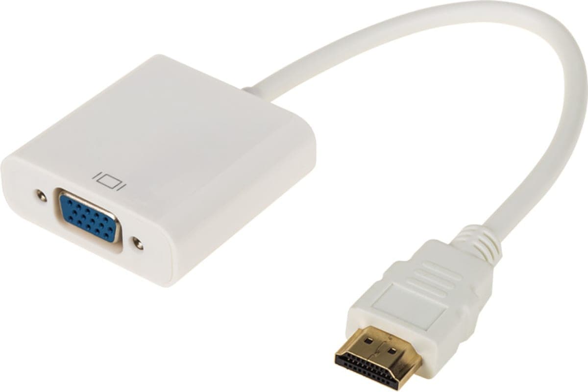 ПЕРЕХОДНИК шт. HDMI - гн. VGA (провод) + 3. 5 мм Аудио с питанием ,,
