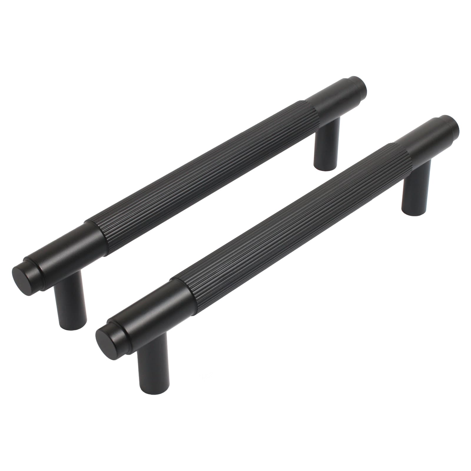 Ручка-скоба мебельная StahlBuro AP2309-128 2шт., BL матовый черный