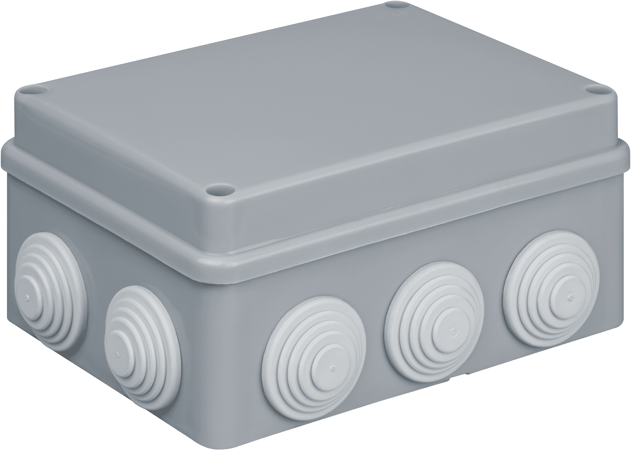 Коробка NSS-DB-150-110-70-10-GR распаячная открытого монтажа с мембранами 150х110х70