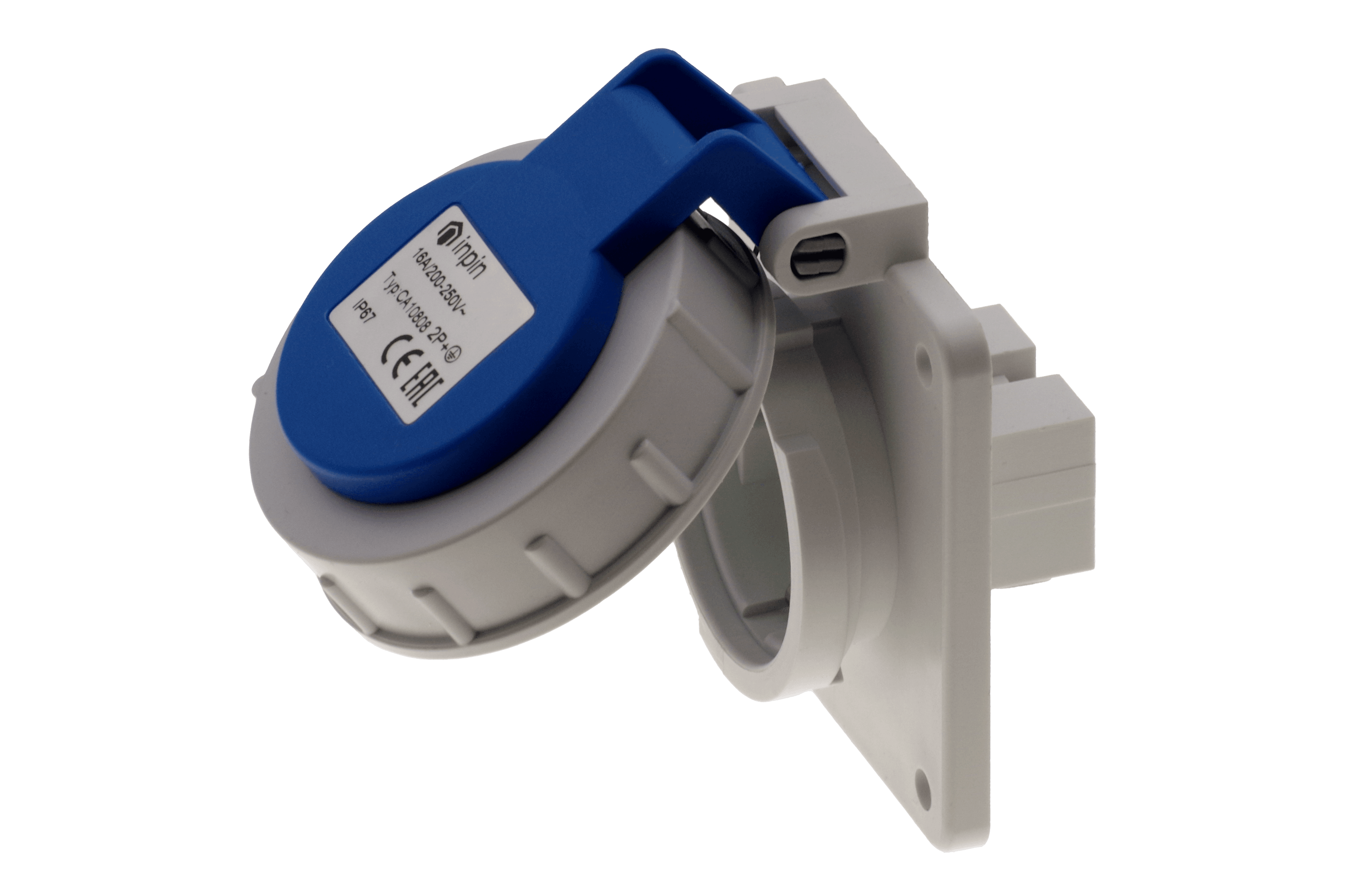 Розетка встраиваемая Schuko 16A/230V/2P+E/IP67