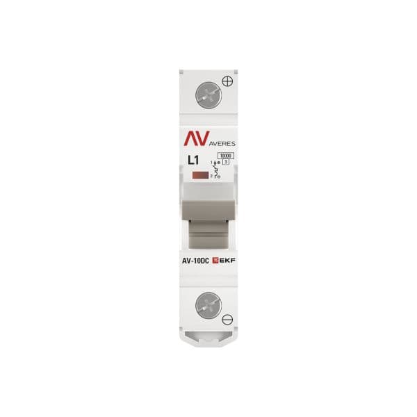 Выключатель автоматический AV-10 DC 1P 1A (L) 10kA AVERES