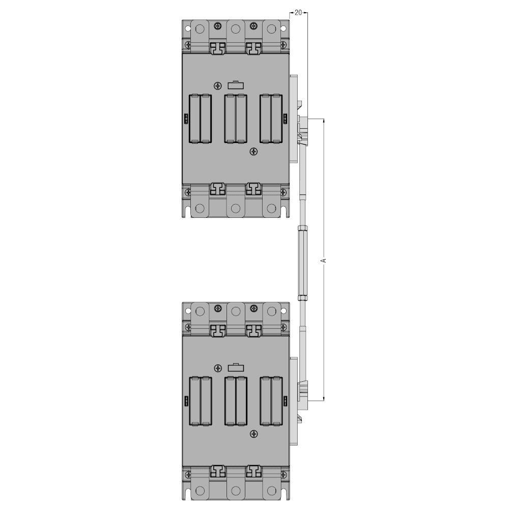 Блокировка механическая OptiStart K-FX-5503 вертикальная 305...345 мм для AF-160..AF-230