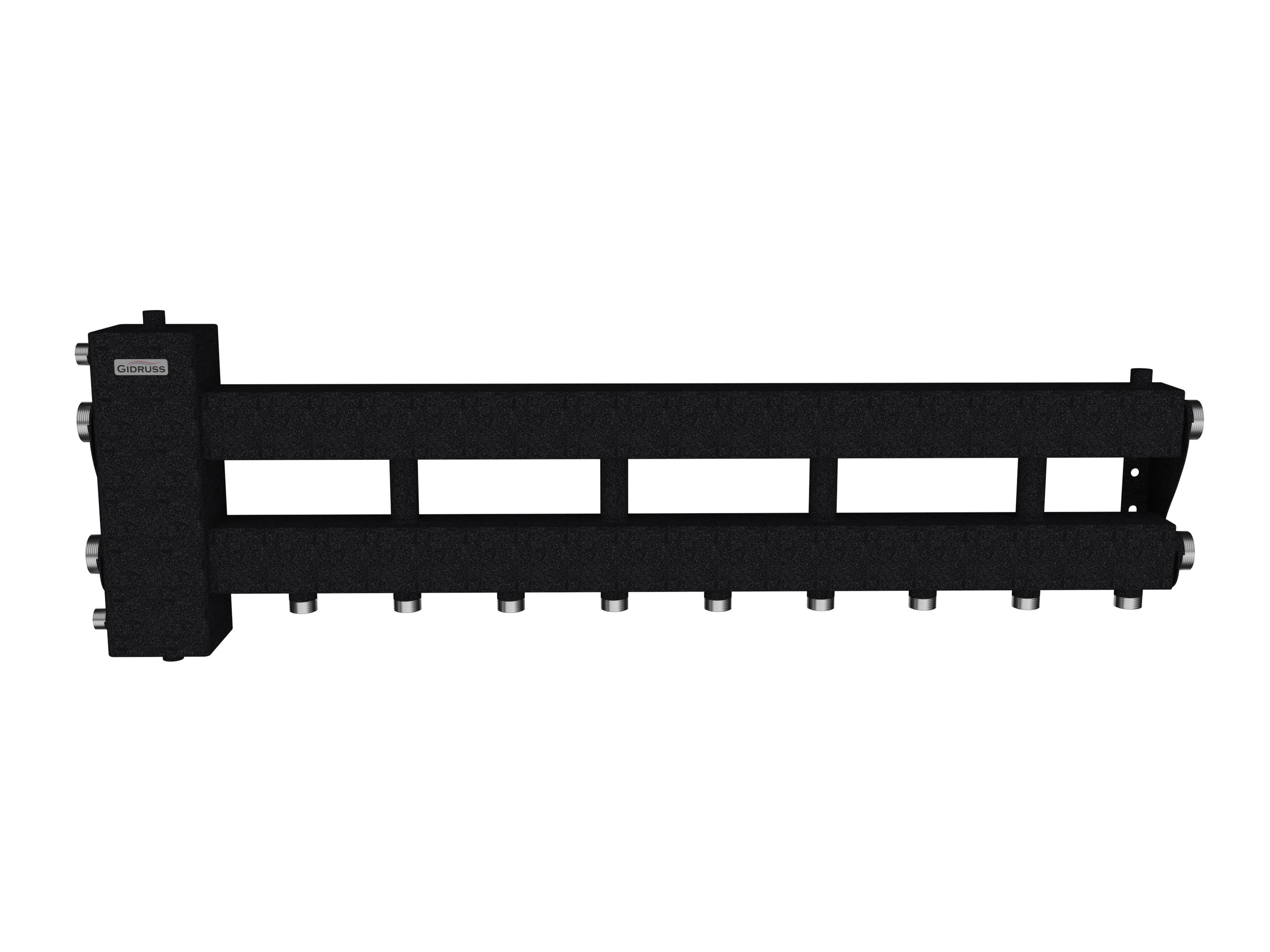 Коллектор с гидрострелкой BM-150-5D на 4 контура G 1', 1 боковой контур G 1 1/2'до 150 кВт ст. 09Г2С