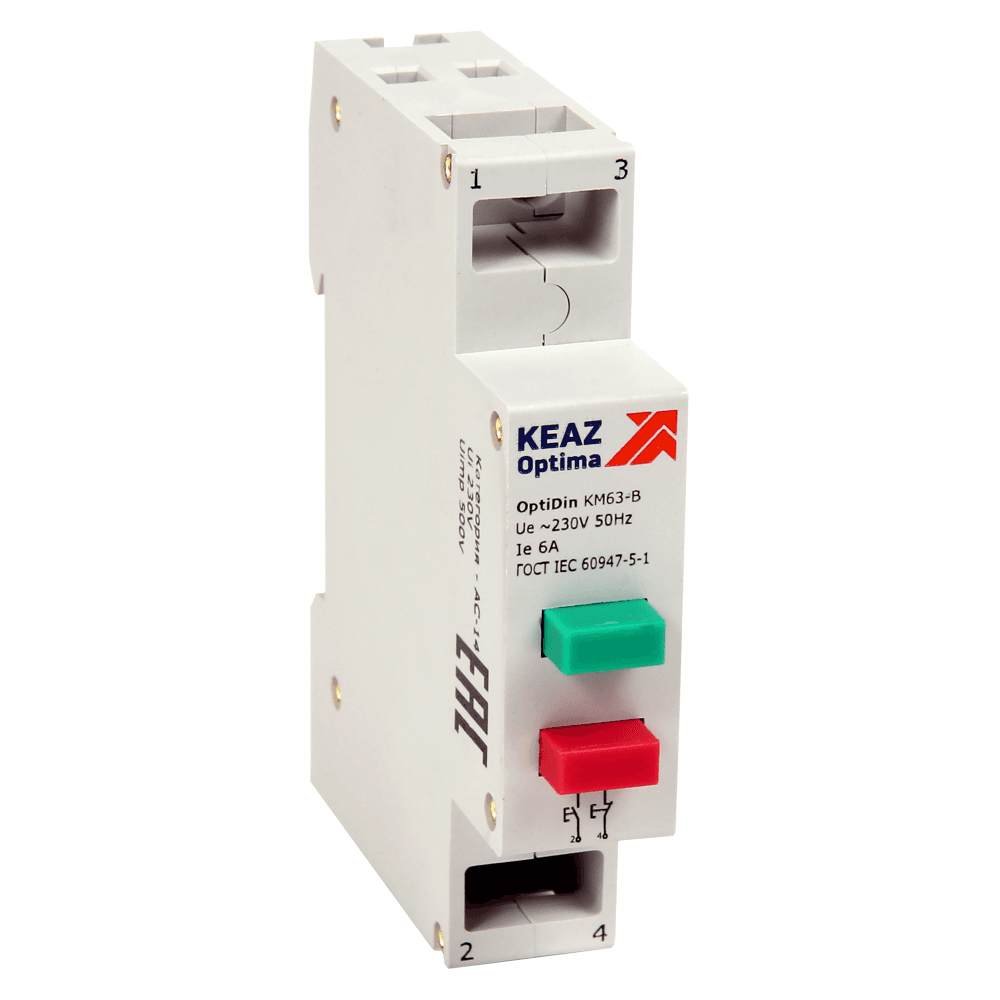Кнопка управления OptiDin KM63-B-11-УХЛ3