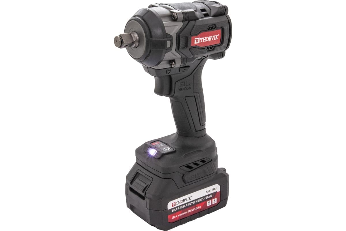 Гайковерт ударный аккумуляторный бесщёточный 1/2''DR, 21В, 890 Нм
