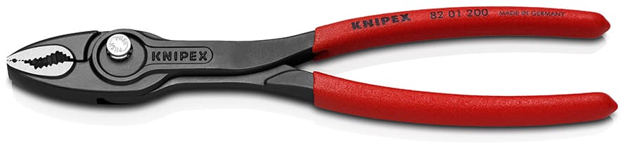 Клещи захватные TwinGrip 4 - 22 мм длина 200 мм черненные обливные рукоятки держатель-еврослот