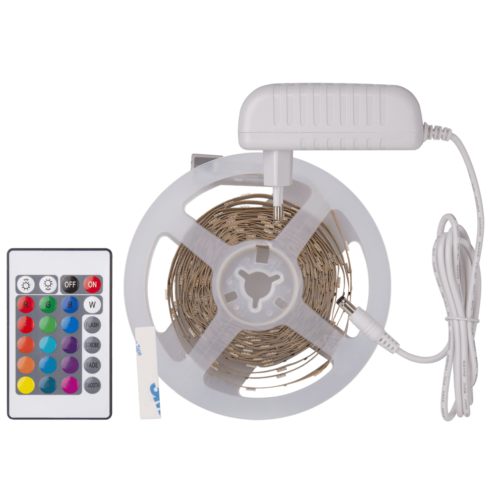 Комплект светодиодной ленты 10Вт/м 12В RGB IP20 60LED/м NLS-SET-03 3м
