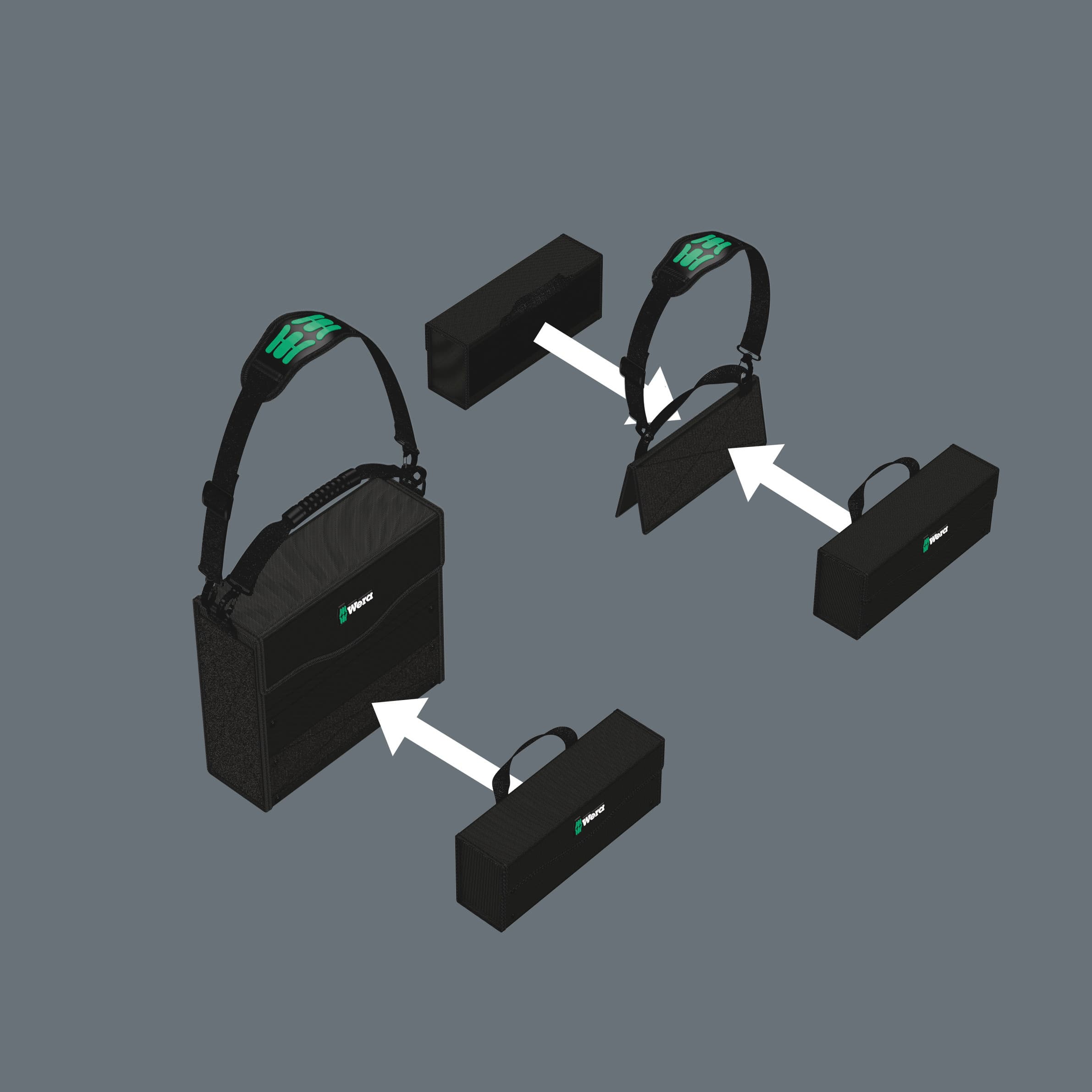 Бокс для инструментов 2go 3 80X325X130 мм