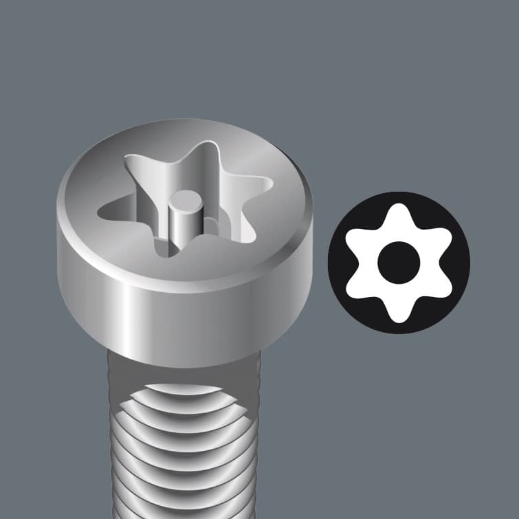 Отвертка 367 TORX BO с отверстием под штифт TX 20X100 мм