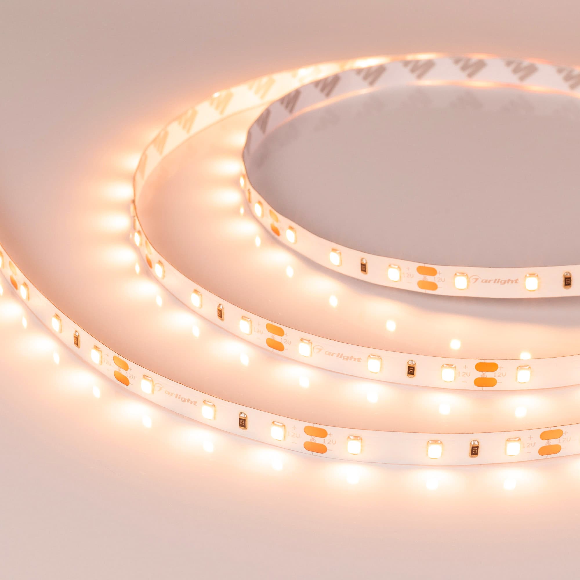 Лента светодиодная 7,2 Вт/м 12В IP20 2400K 60LED/м RT/RTW-A60-8mm SMD 2835 5 м