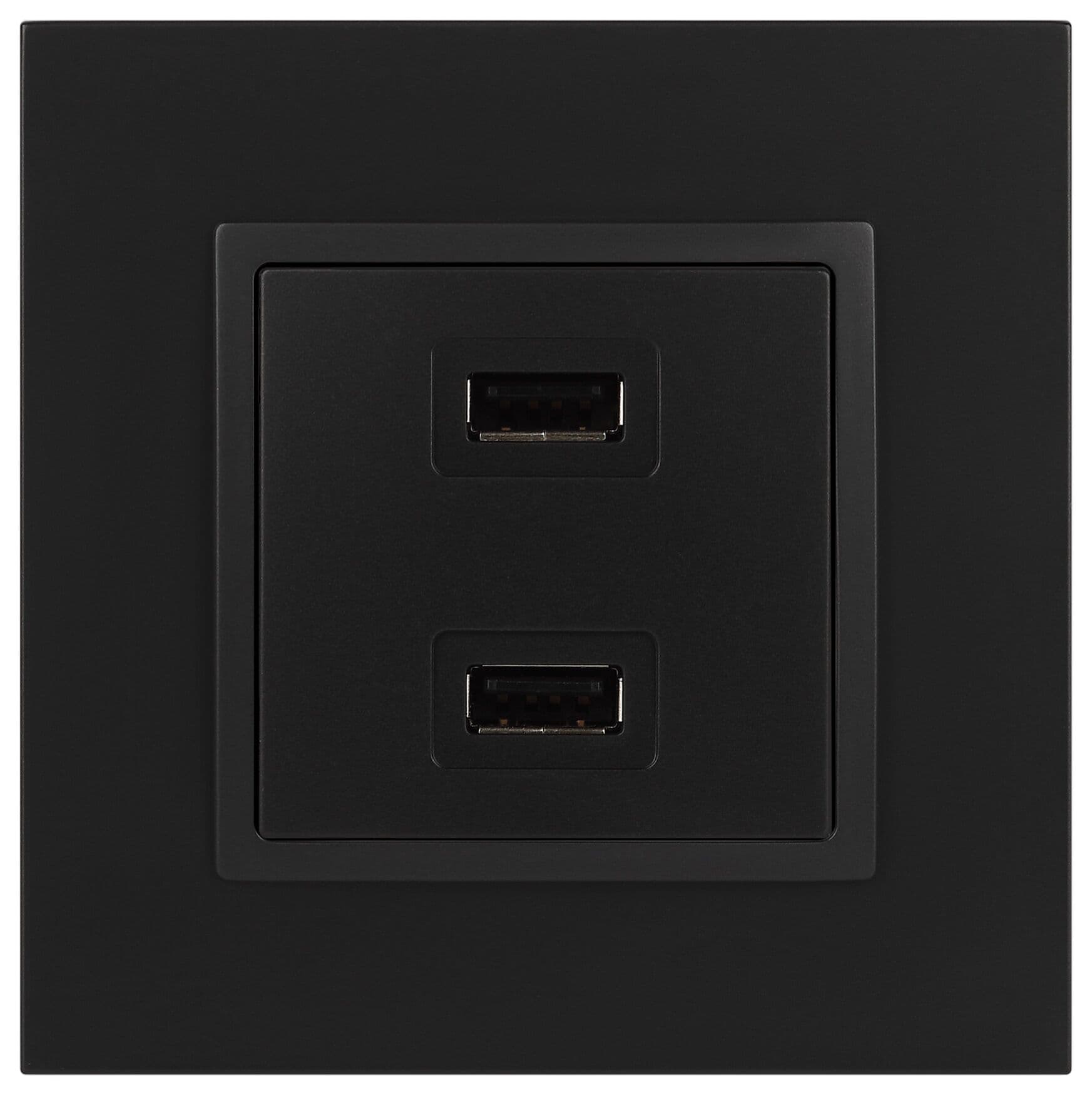 Устройство зарядное USB, 5В-2100мА, Эра Elegance, антрацит, 14-4110-05