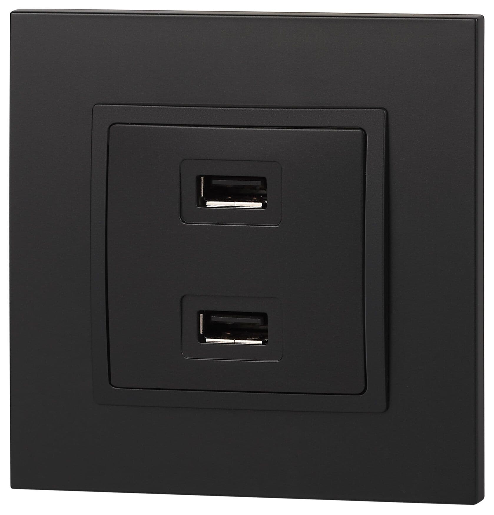 Устройство зарядное USB, 5В-2100мА, Эра Elegance, антрацит, 14-4110-05