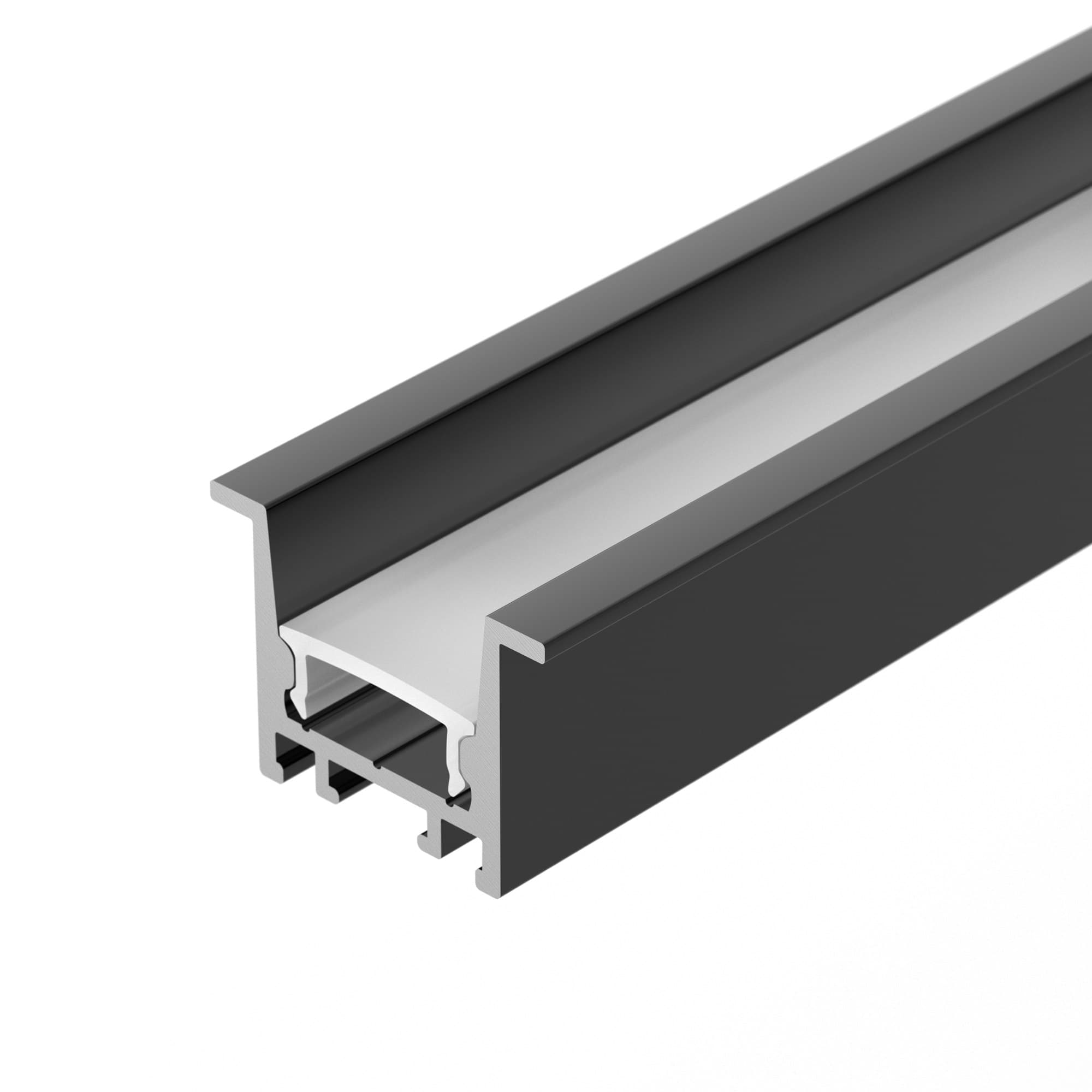 Профиль SL-COMFORT-2316-F-2000 ANOD BLACK (ARL, Алюминий)
