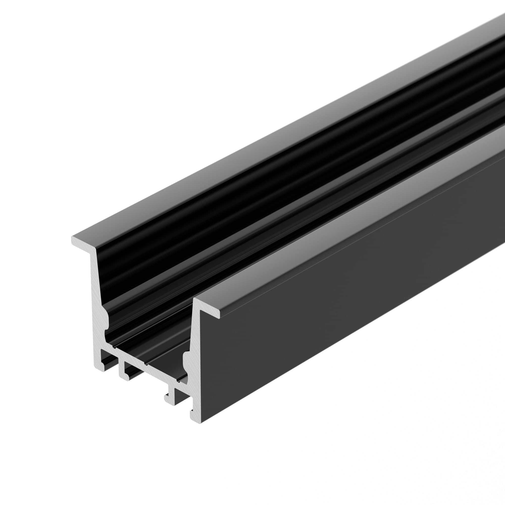 Профиль SL-COMFORT-2316-F-2000 ANOD BLACK (ARL, Алюминий)
