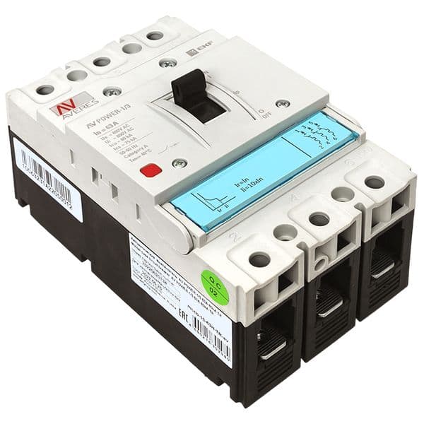 Выключатель автоматический AV POWER-1/3  63А 80kA TR AVERES