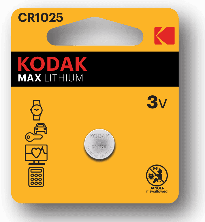 Батарейка CR1025-1BL MAX Lithium (60/240/50400)
