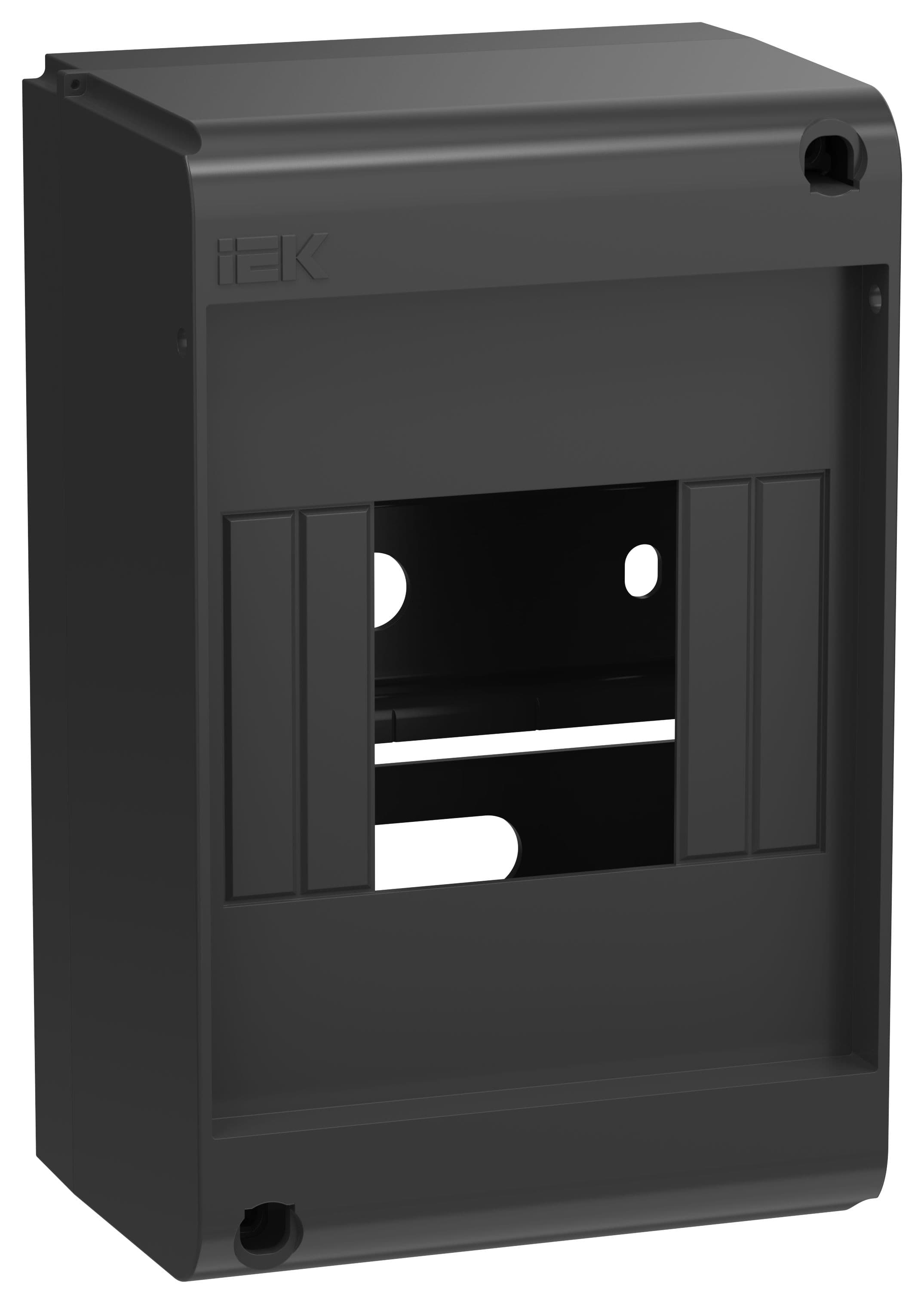 Корпус пластиковый КМПн-4 IP20 без двери черный UNION Mini