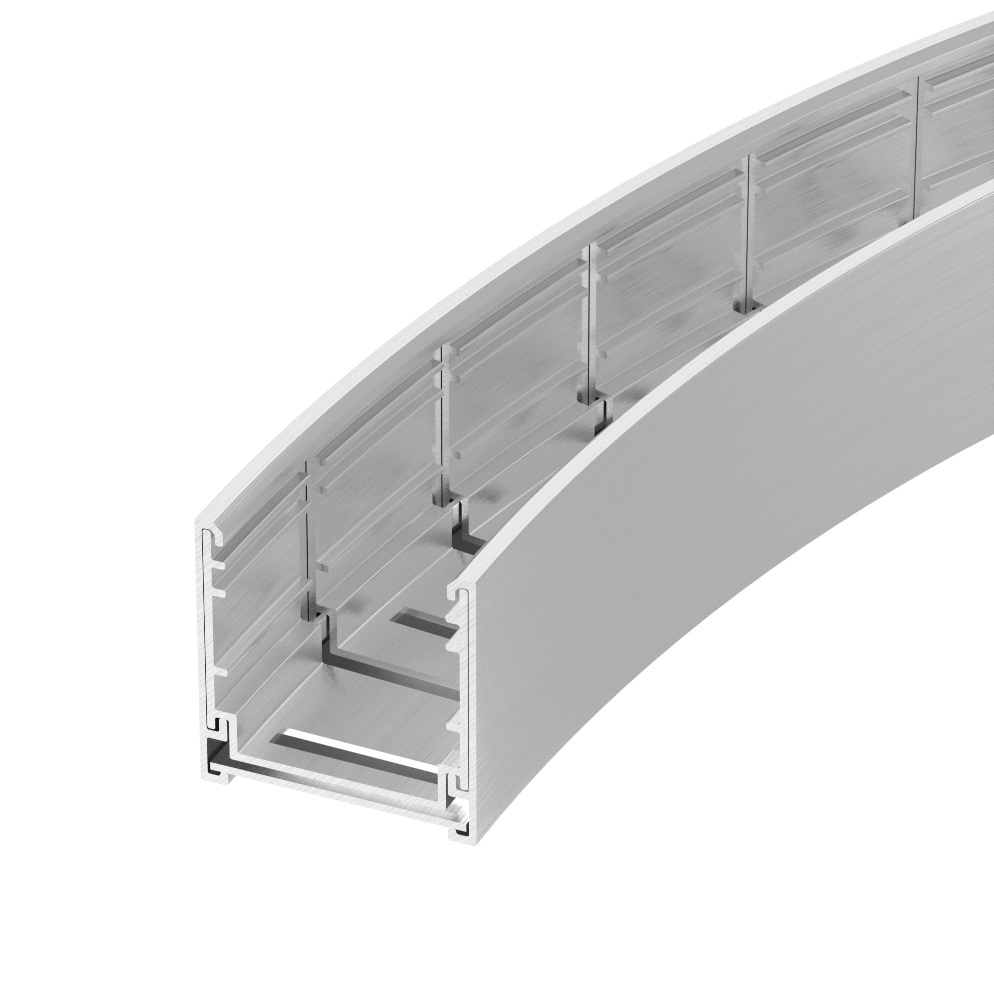 Профиль LINE-3535-BENT-SIDE-2000 ANOD (ARL, Алюминий)