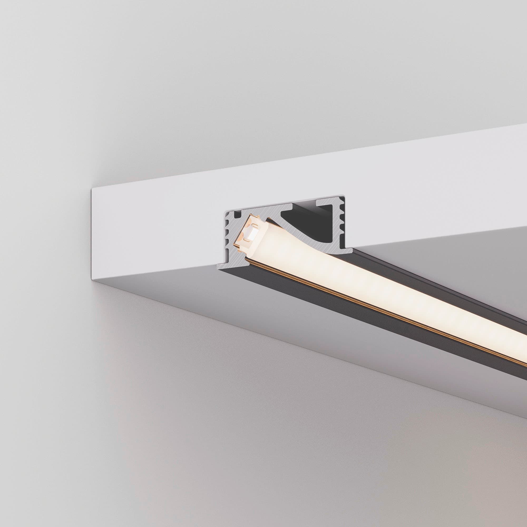 Профиль SL-BEVEL-W21-F-2000 ANOD BLACK (Алюминий)
