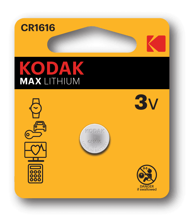 Батарейка CR1616-1BL MAX Lithium (60/240/50400)